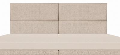 OP=OP Hoofdbord Quattro 180 x 130 Beige - 2-Delig - 4 blokken