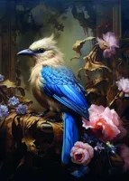 Alexsar Art Tuinschilderij White bird 70x50cm