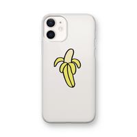 Banana: iPhone 12 mini Transparant Hoesje