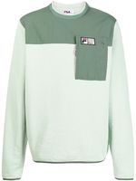 Fila sweat à design colour block - Vert