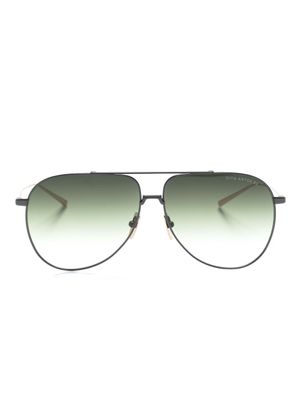Dita Eyewear lunettes de soleil à monture ronde - Or
