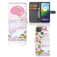 Motorola Moto G9 Power | Telefoonhoesje | Met pasjeshouder | Bird Standing