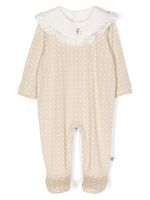 Aigner Kids pyjama à motif monogrammé - Marron