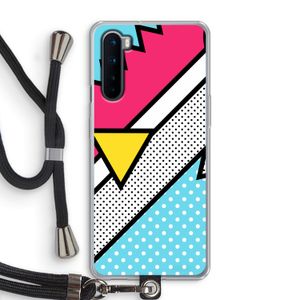 Pop Art #3: OnePlus Nord Transparant Hoesje met koord