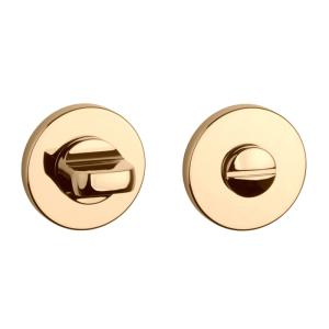 Aprile Premium WC garnituur rozet Ø52x7mm gepolijst goud Toilet Rozet