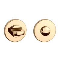 Aprile Premium WC garnituur rozet Ø52x7mm gepolijst goud Toilet Rozet