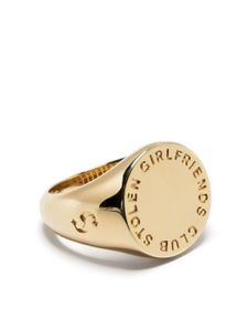 Stolen Girlfriends Club bague en or à logo