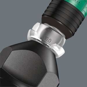 Wera Serie 7400 Kraftform instelbare momentschroevendraaier draaimomentsleutel 0.3 tot 1.2 Nm, met Rapidaptor snelwisselhouder