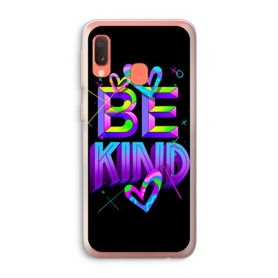 Be Kind: Samsung Galaxy A20e Transparant Hoesje