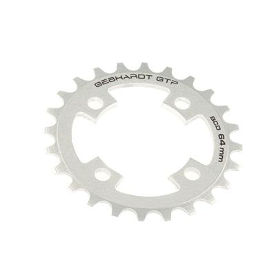 Gebhardt kettingblad 22t 4-gaats zilver shimano - grijs