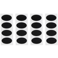 Krijtbord stickers - 32x - ovaal - 8 cm - Voorraad potten stickers