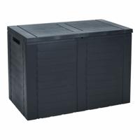 Kist voor buiten Lifetime Antraciet PVC 75 x 45 cm Stads