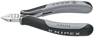 Knipex Elektronica-zijsnijtang ESD met meer-componentengrepen 115 mm - 7772115ESD