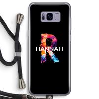 Abstract Spectrum: Samsung Galaxy S8 Transparant Hoesje met koord