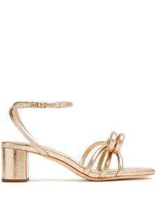 Loeffler Randall sandales Mikel 50mm en cuir - Or