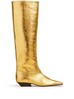 KHAITE bottes Marfa en cuir - Or