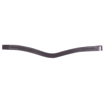 Budget Rider Basic 16mm frontriem donkerbruin maat:cob