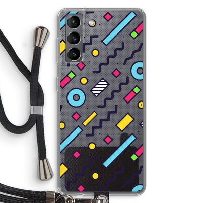 8-bit N°8: Samsung Galaxy S21 Transparant Hoesje met koord