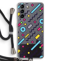 8-bit N°8: Samsung Galaxy S21 Transparant Hoesje met koord
