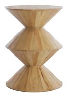 Light & Living Bijzettafel 'Larus' Mangohout, 45cm, kleur Naturel