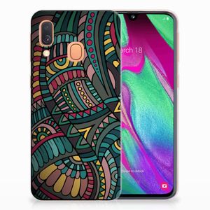 Samsung Galaxy A40 TPU bumper Aztec