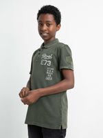 51% korting - Petrol Industries Jongens Vintage look polo Groen Night - 140 - thumbnail