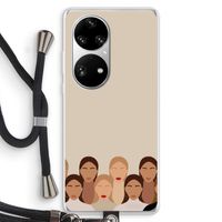 Girls girls girls: Huawei P50 Pro Transparant Hoesje met koord
