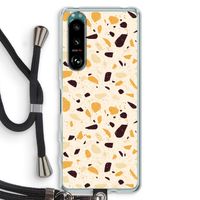 Terrazzo N°13: Sony Xperia 5 III Transparant Hoesje met koord Terrazzo N°13: Sony Xperia 5 III Transparant Hoesje met koord