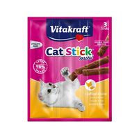 Vitakraft Cat Stick Kat Snacks Lever, Gevogelte 18 g - thumbnail