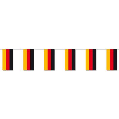 Slinger Duitsland - 400 cm - papier - vlag - landen thema - Duitse vlag