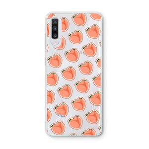 Just peachy: Samsung Galaxy A70 Transparant Hoesje