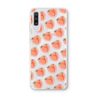 Just peachy: Samsung Galaxy A70 Transparant Hoesje