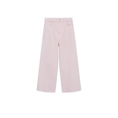 Mango high waist culotte lichtroze Mango high waist culotte lichtroze