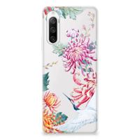 Sony Xperia 10 IV | TPU Hoesje | Bird Flowers