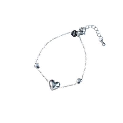 Day&Eve Armband Triple Heart | Zilver