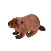 Pluche knuffel dier bever 24 cm   -