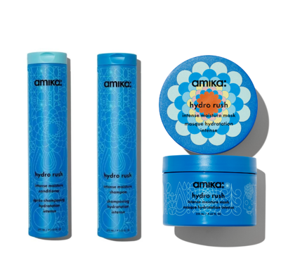 amika Complete Hydration Routine - Shampoo, Conditioner, Haarmasker