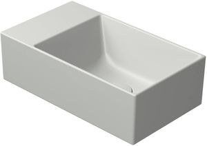 Ben Stelvio cement grijze fontein met doorslaanbaar kraangat 40x23x12cm