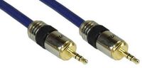 InLine 99954P audio kabel 0,5 m 3.5mm Blauw