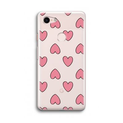 Ondersteboven verliefd: Google Pixel 3 Transparant Hoesje