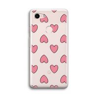 Ondersteboven verliefd: Google Pixel 3 Transparant Hoesje