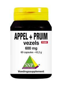 Appel pruim vezels 600 mg puur