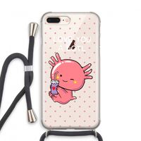 Love You A Lotl: iPhone 7 PLUS Transparant Hoesje met koord