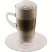 Scanpart Latte Macchiato Kop en Schotel - thumbnail