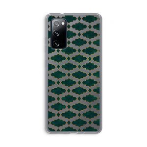 Moroccan tiles: Samsung Galaxy S20 FE / S20 FE 5G Transparant Hoesje