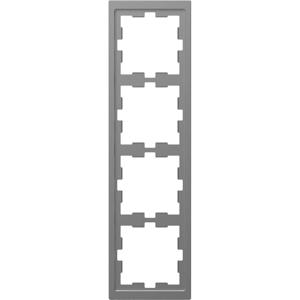 Merten MEG4040-6536 Afdekking Frame System Design RVS 1 stuk(s)