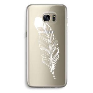 Pluim: Samsung Galaxy S7 Edge Transparant Hoesje