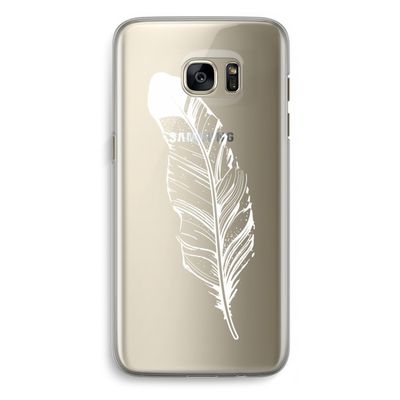 Pluim: Samsung Galaxy S7 Edge Transparant Hoesje