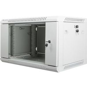 Lanberg WF01-6406-10S rack 6U Wandrek Grijs