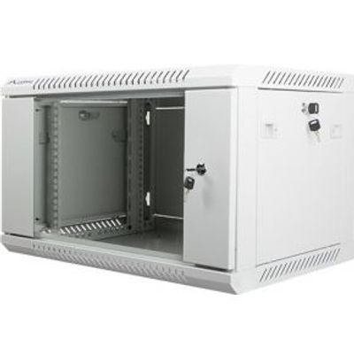 Lanberg WF01-6406-10S rack 6U Wandrek Grijs